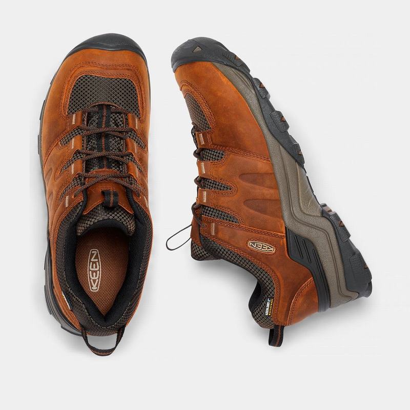 Zapatos Trekking Keen Gypsum II Waterproof Para Hombre Marrom/Negros - Zapatos Keen Mexico (165389-V